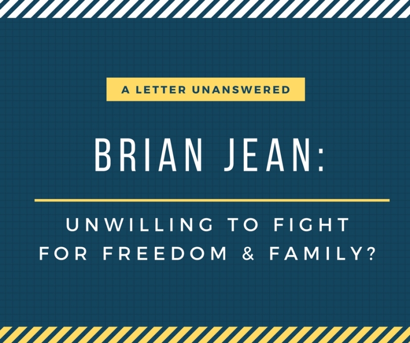 A letter unanswered Brian Jean